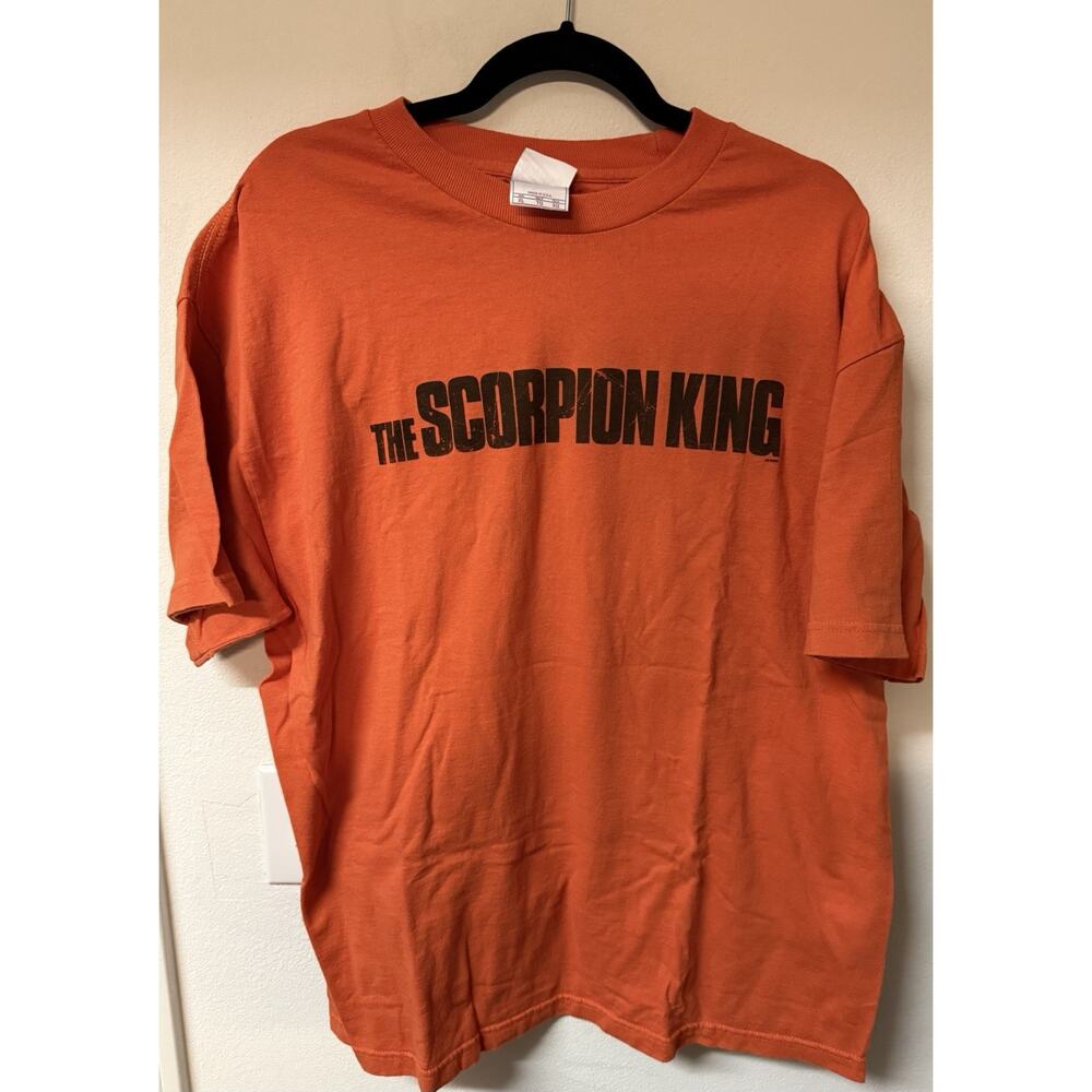 Vintage 2002 The Scorpion King Universal Studio Rare Movie Shirt The Rock XL